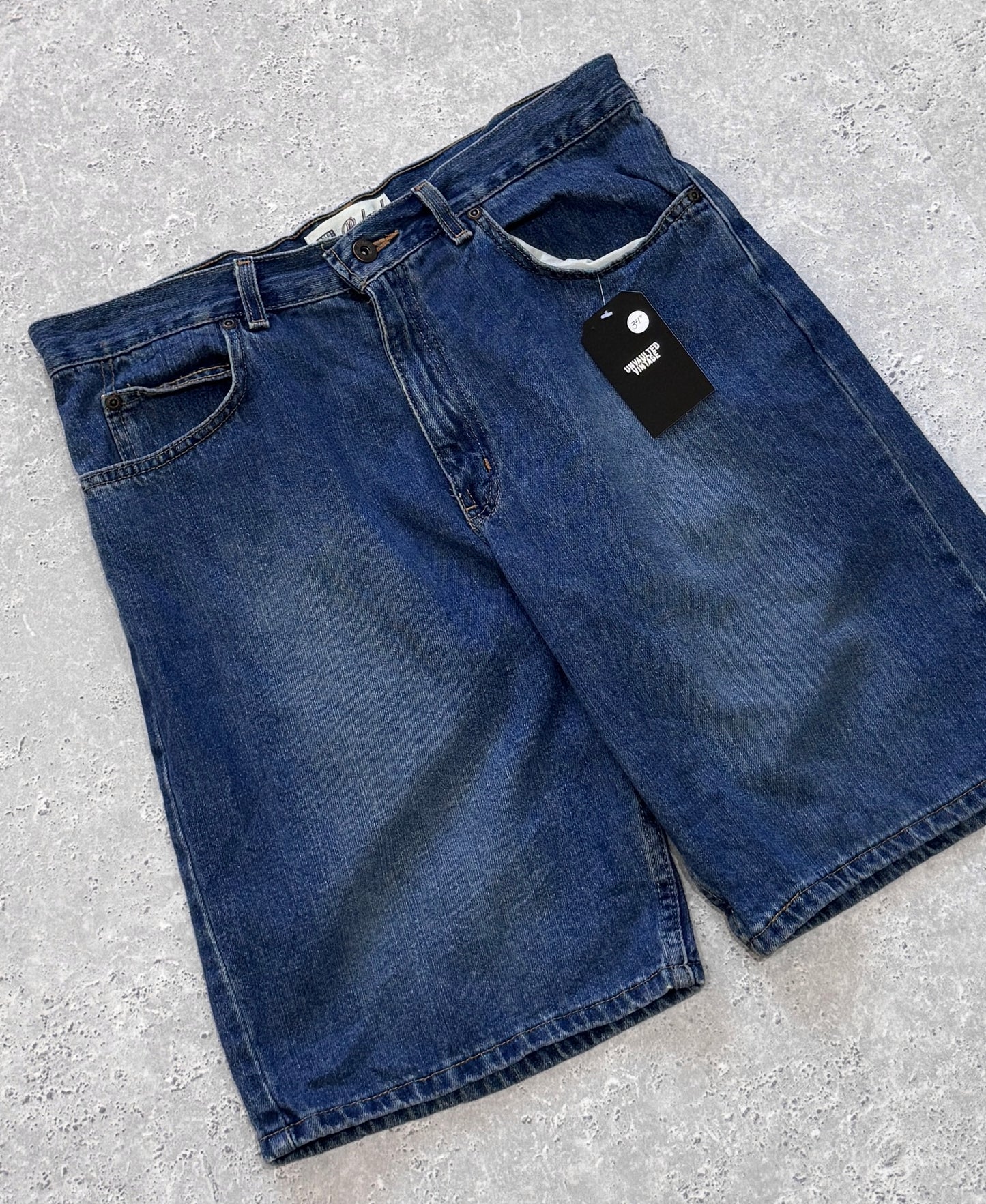 Vintage Y2K Faded Glory Denim Jorts (34")