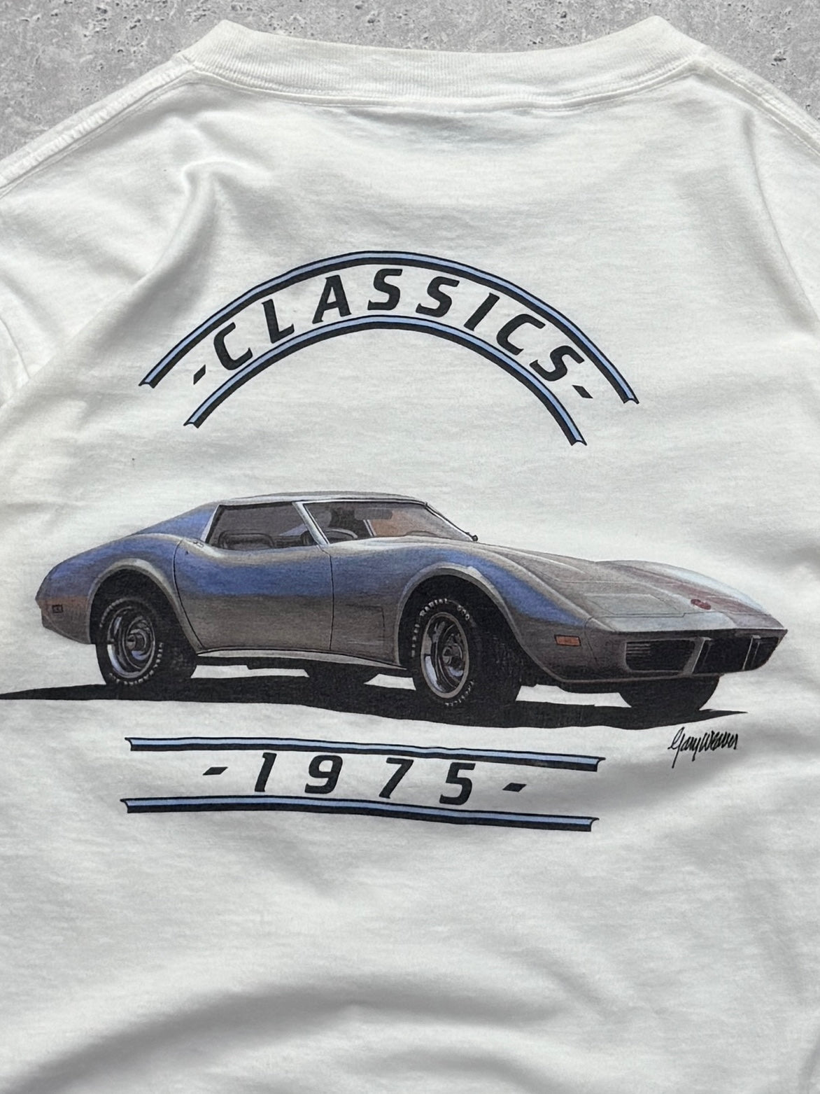Vintage 90s Classic Car Graphic Tee (L)