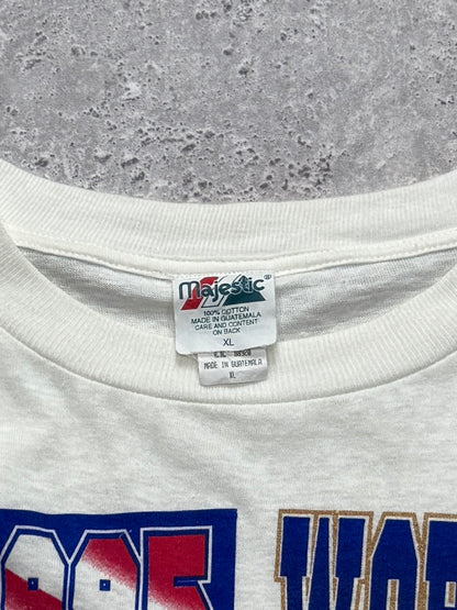 Vintage 1995 Atlanta Braves MLB World Series Tee (XL)