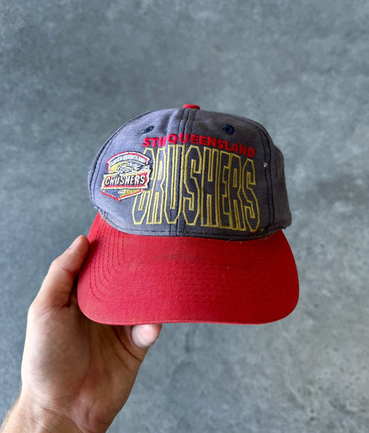 *RARE* Vintage 90s South Queensland Crushers ARL Cap (OSFA)