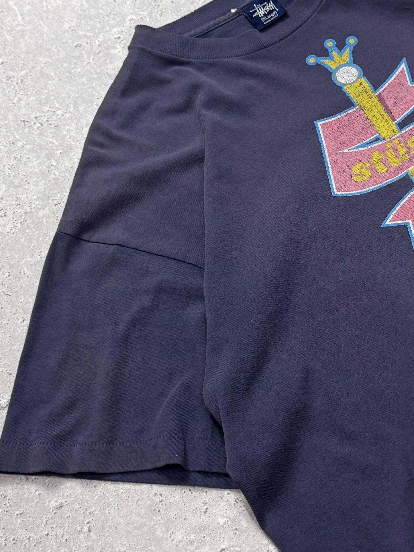 Vintage 90s Stussy Royalty Tee (L)