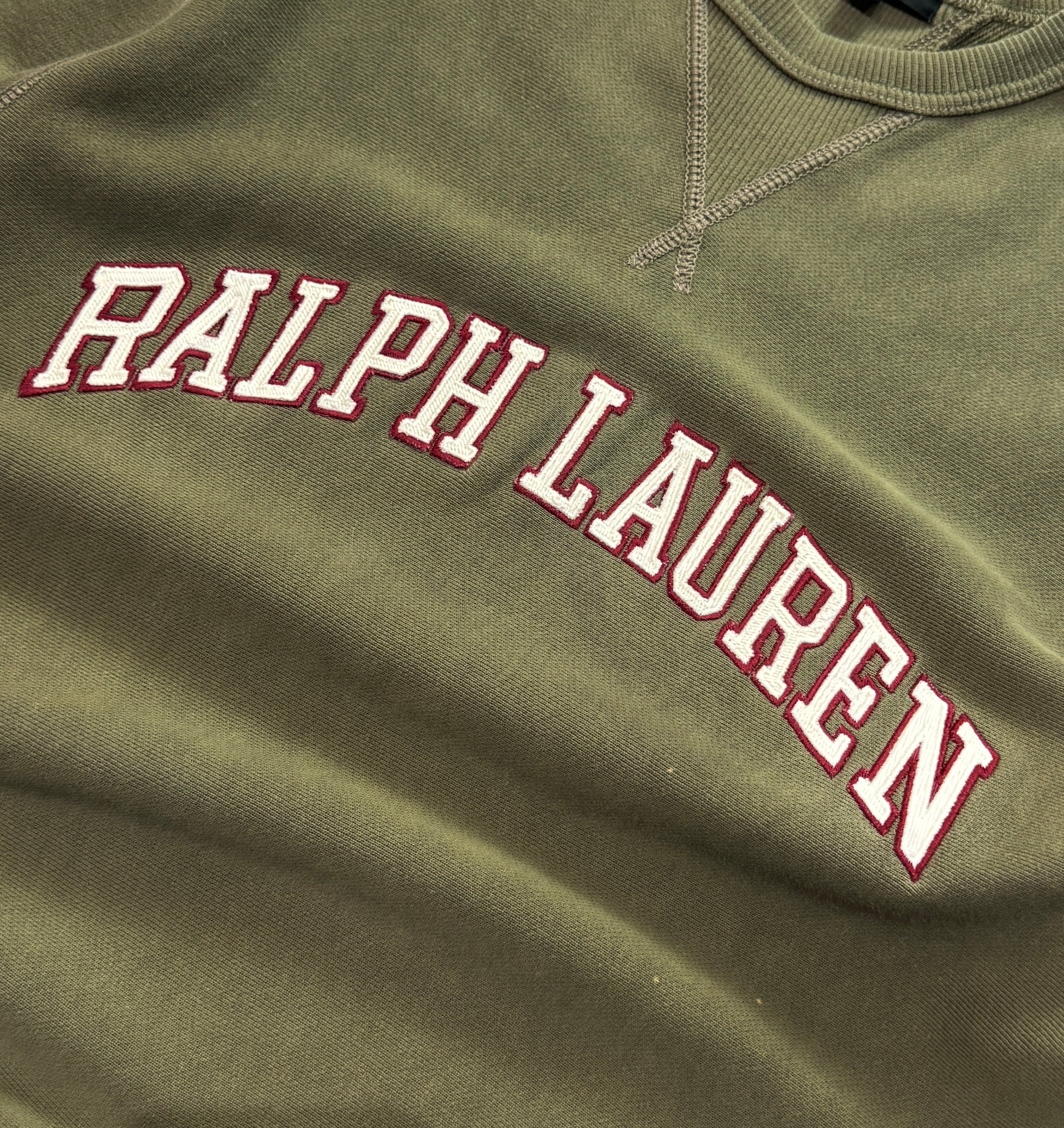 Vintage Polo Ralph Lauren Spellout Sweater (M)