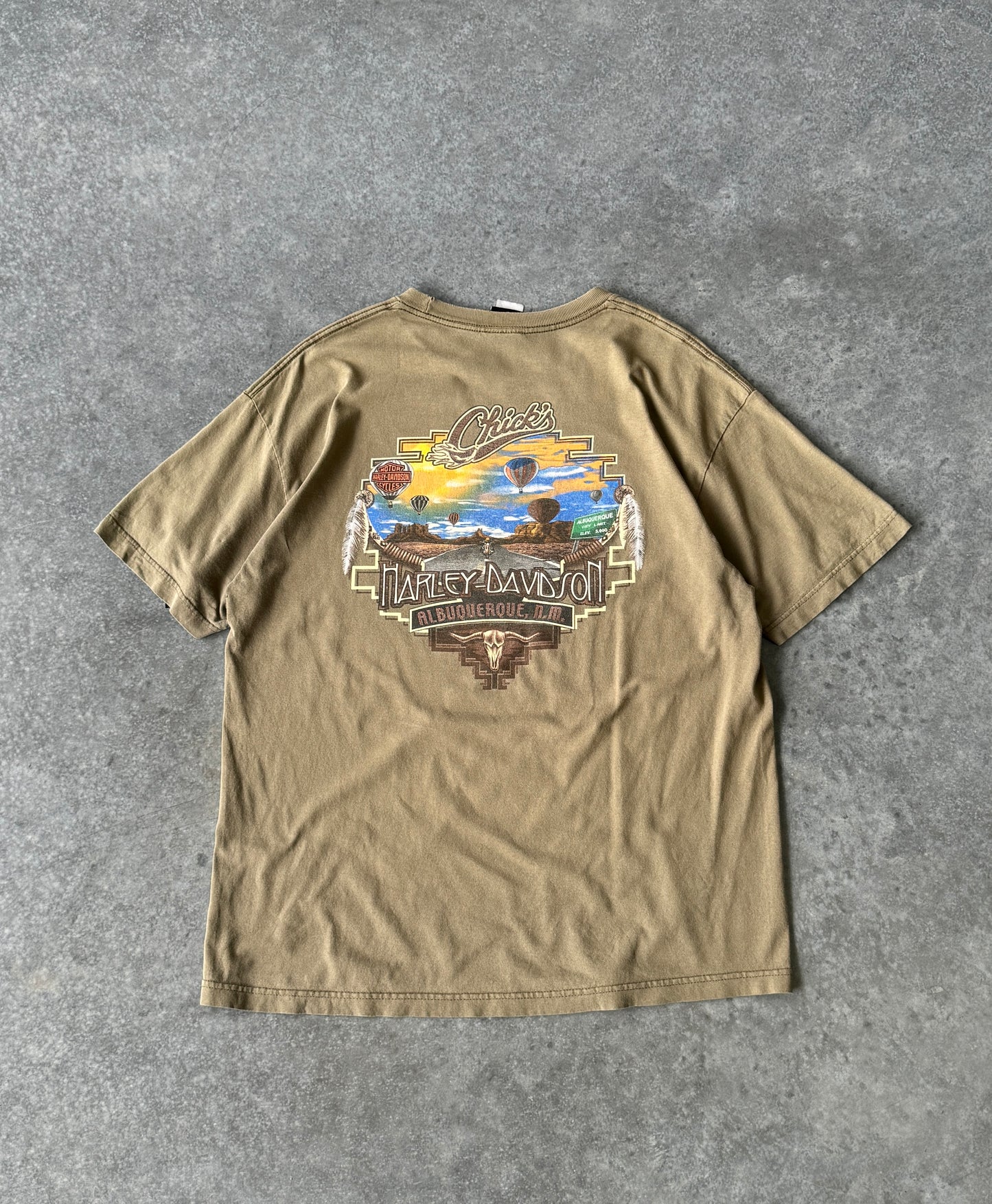 Vintage 02' Harley Davidson Logo Tee (XL)