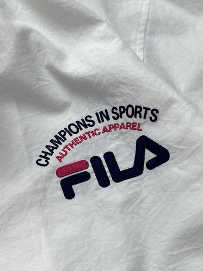 Vintage 90s Fila Authentic Sports Windbreaker Jacket (XL)
