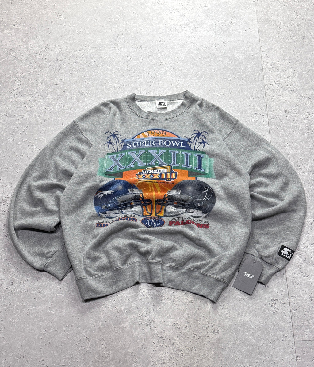 Vintage 1999 NFL Superbowl Broncos Vs Falcons Sweater (L)
