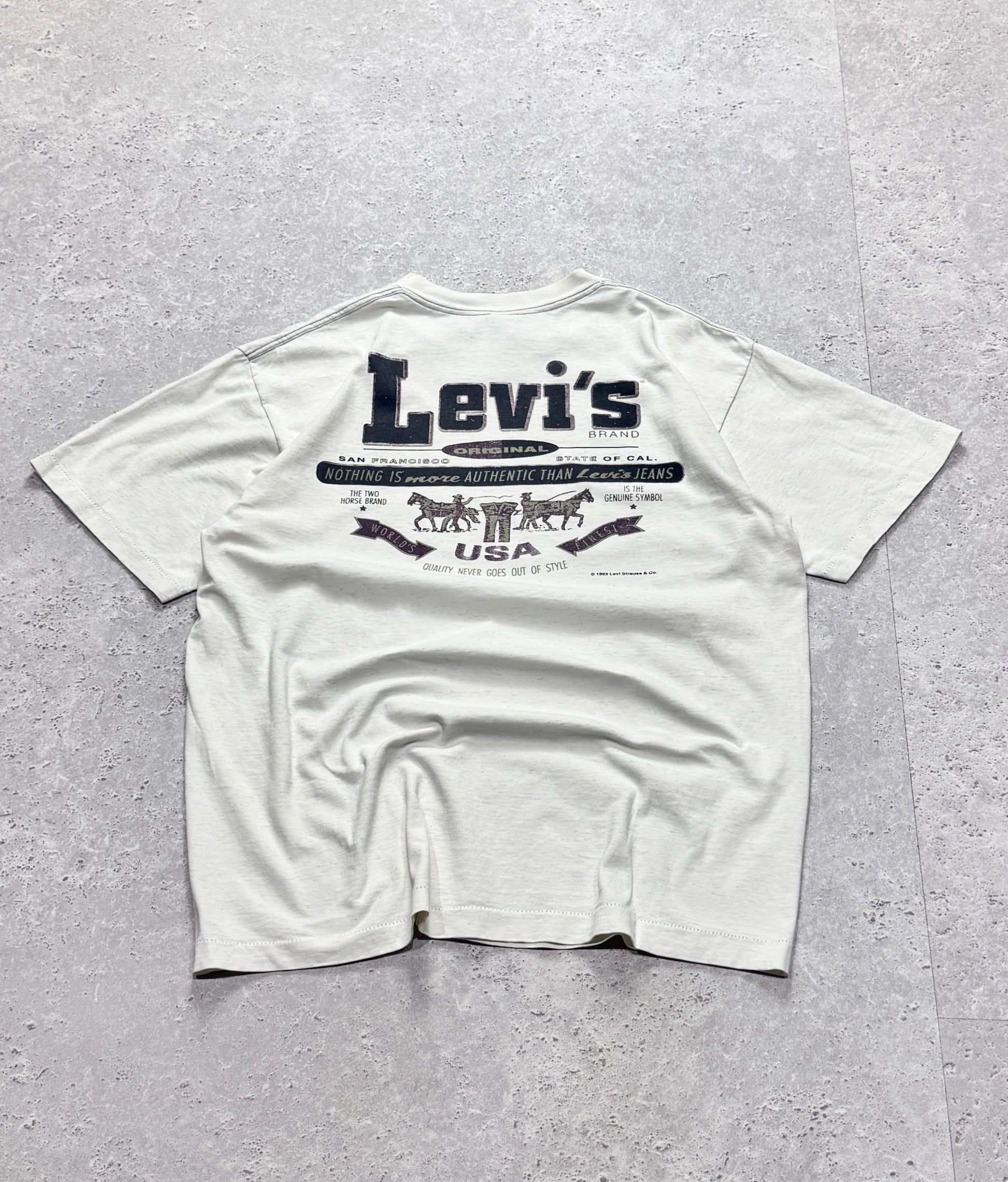 Vintage 1993 Levi Strauss Branded Tee (XL)
