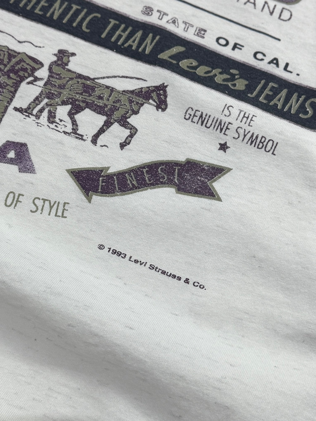 Vintage 1993 Levi Strauss Branded Tee (XL)