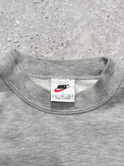 Vintage 90s Nike Swoosh Embroidered Sweater (M)