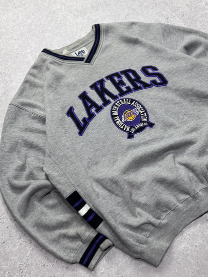 Vintage Los Angeles Lakers NBA Embroidered Sweater (XL)