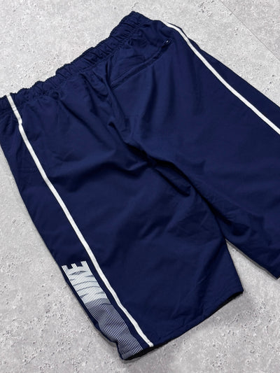 Vintage 2000s Nike Spellout Track Shorts (S)