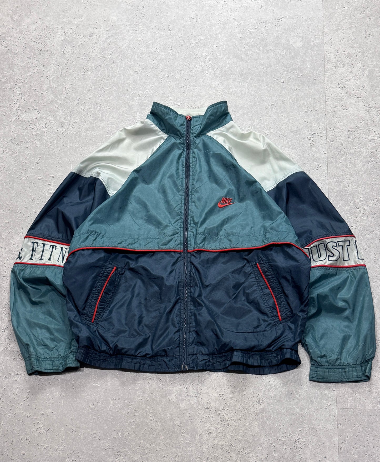 Vintage 90s Nike Sports Windbreaker Jacket (XL)