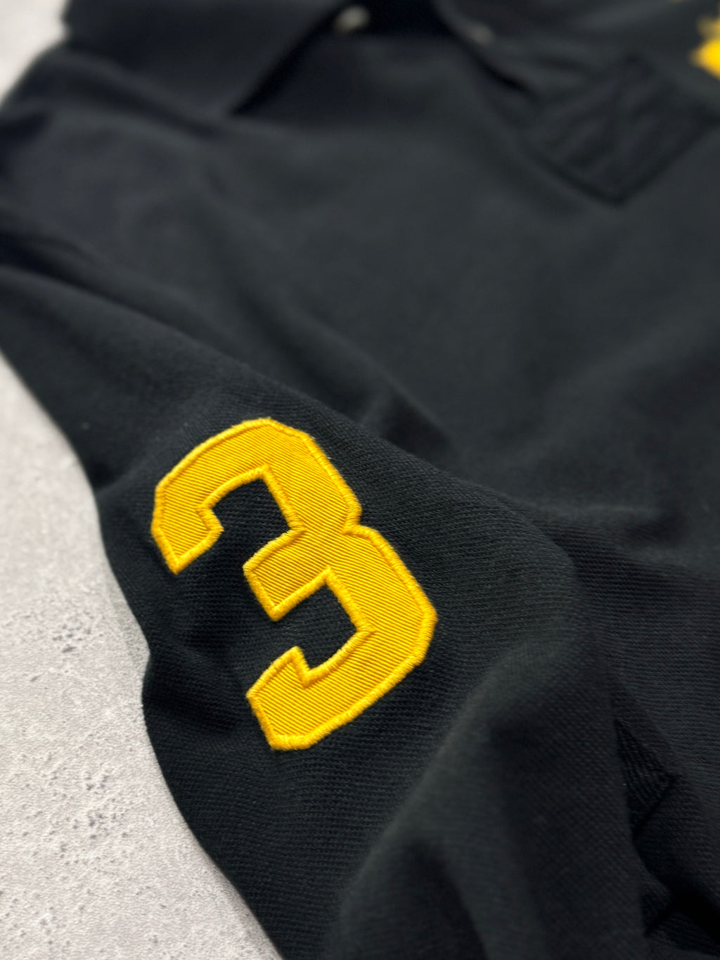 Vintage 2000s Polo Ralph Lauren Lightweight Rugby Sweater (M)