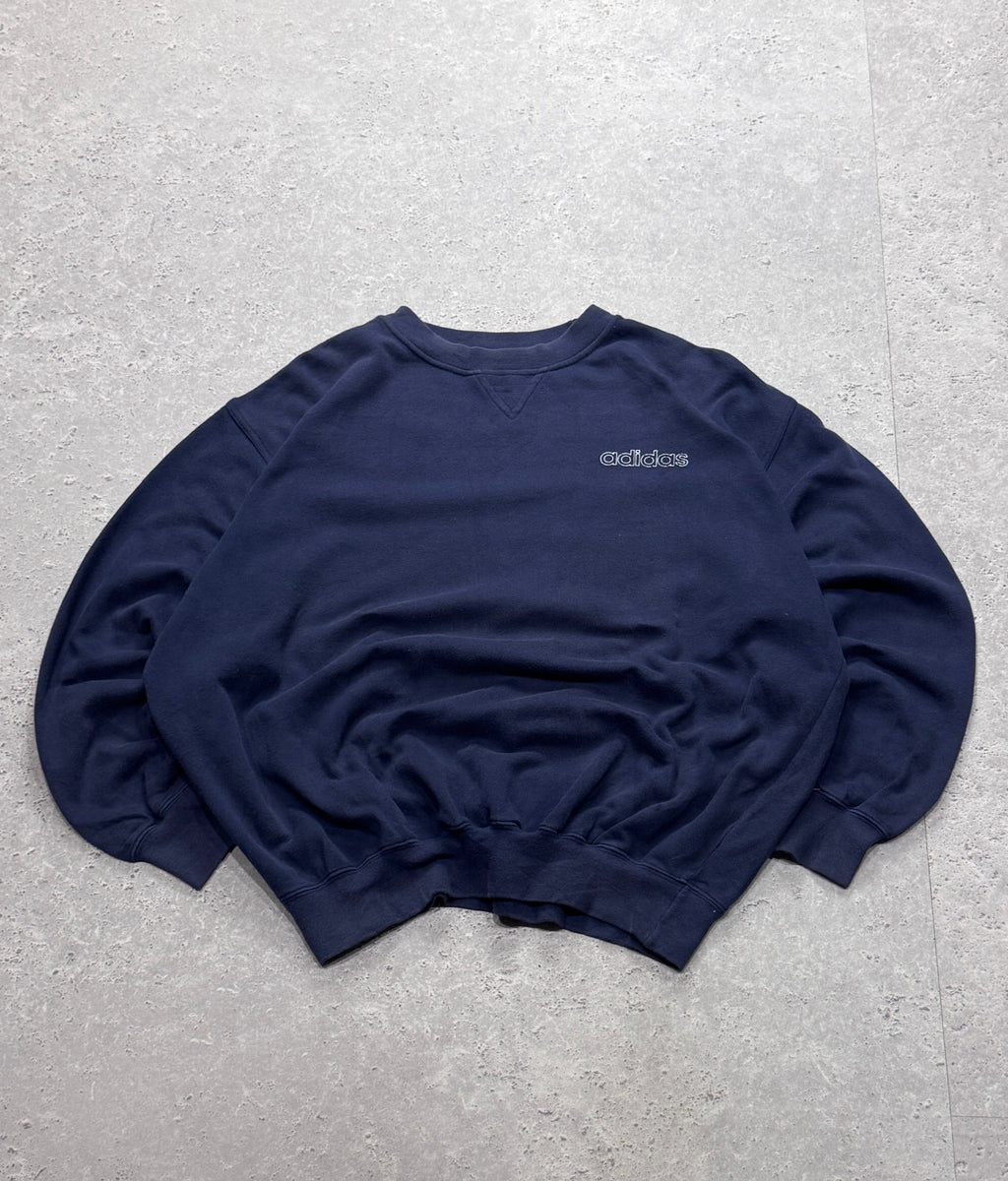 Vintage 90s Adidas Logo Sweater (L)