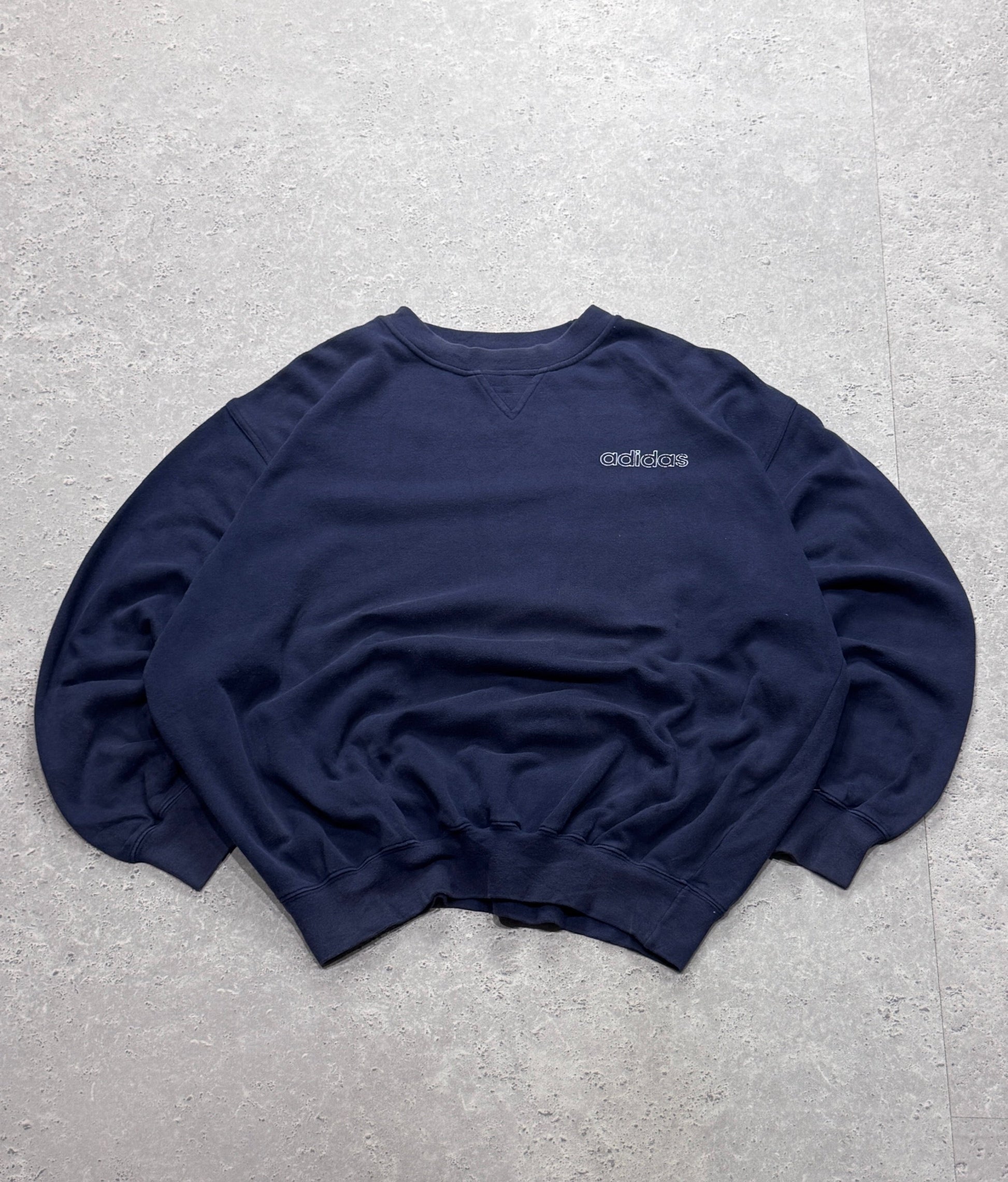 Vintage 90s Adidas Logo Sweater (L)