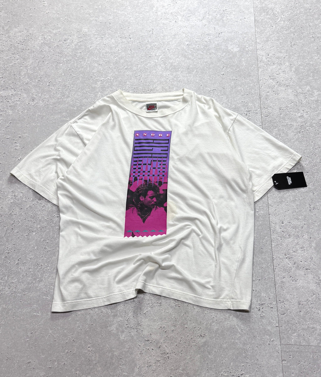 Vintage 90s Nike X Andre Agassi Tennis Tee (L)