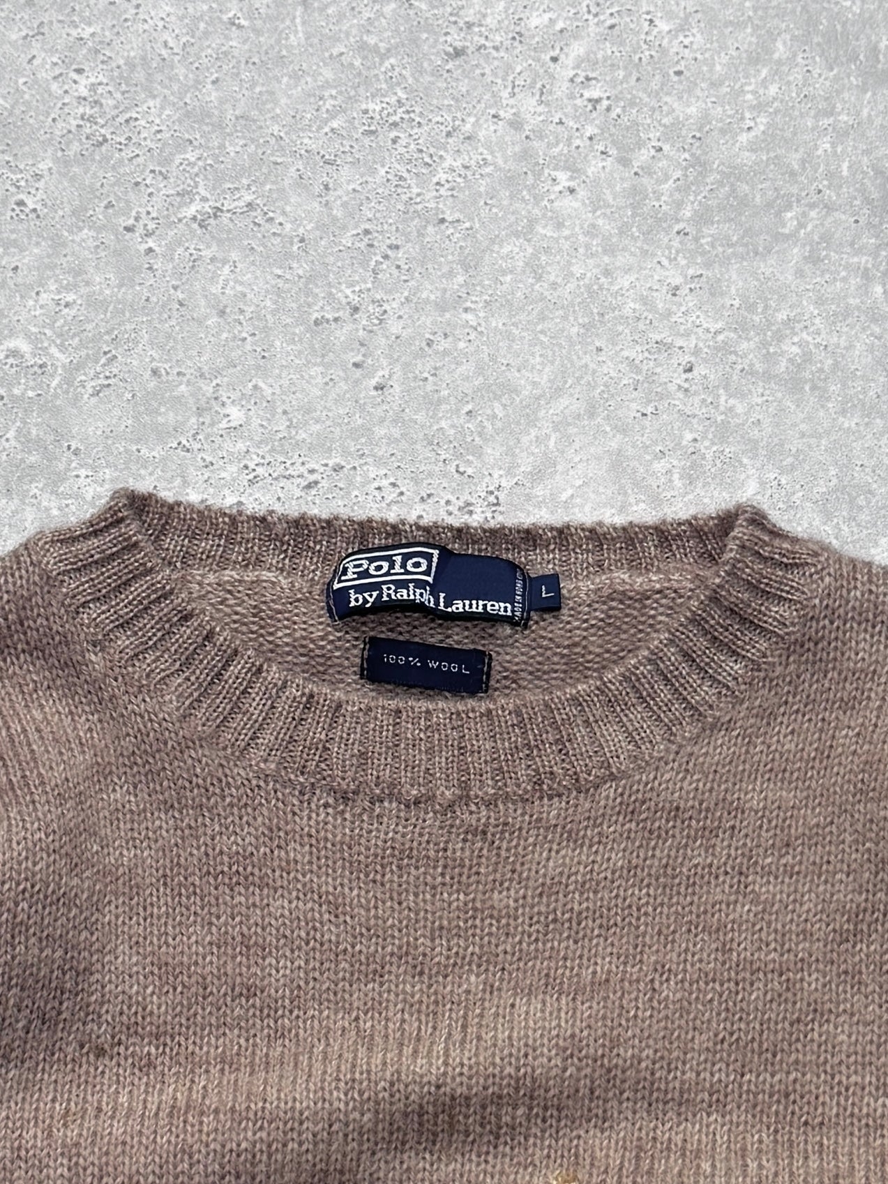 Vintage Polo Ralph Lauren Wool Knitted Sweater (L)