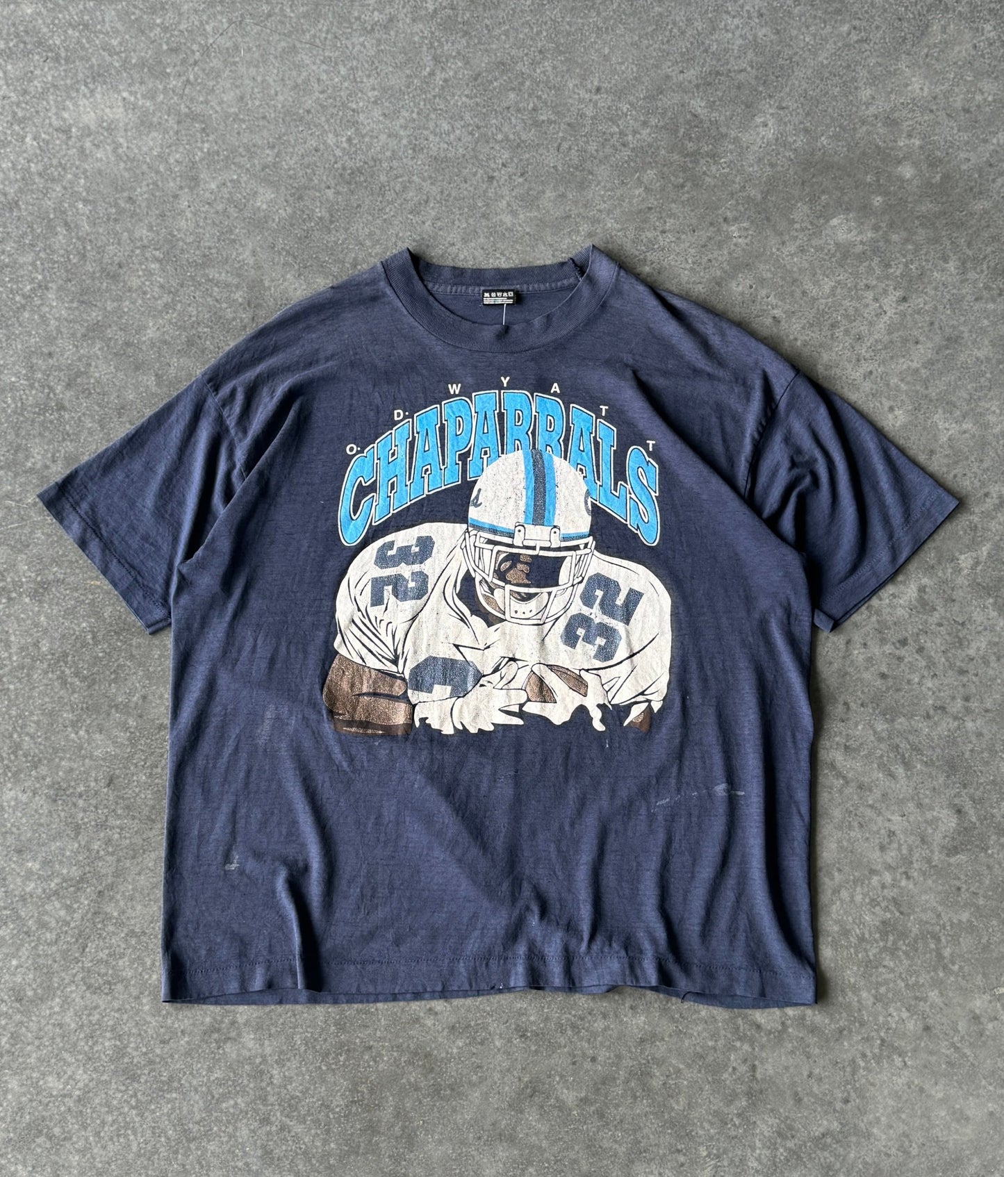 Vintage 80s Chaparrals College Football Tee (XL)