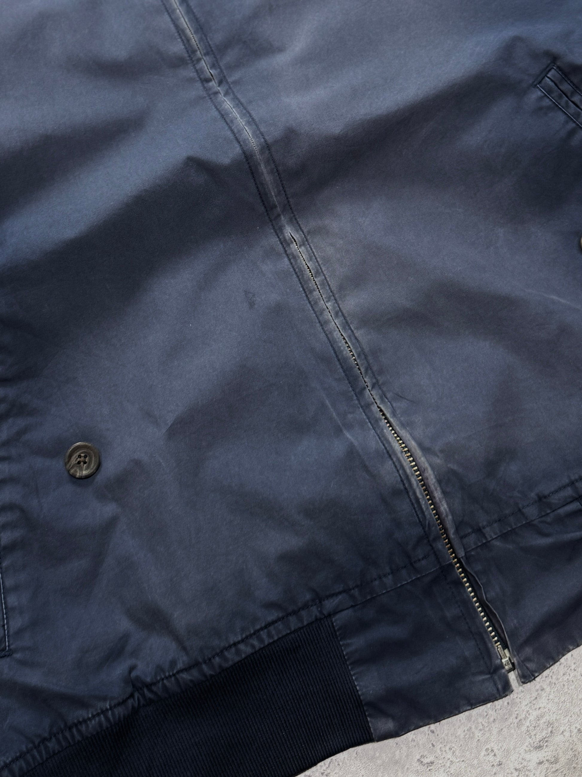 Vintage Polo Ralph Lauren Plaid Lined Harrington Jacket (L)