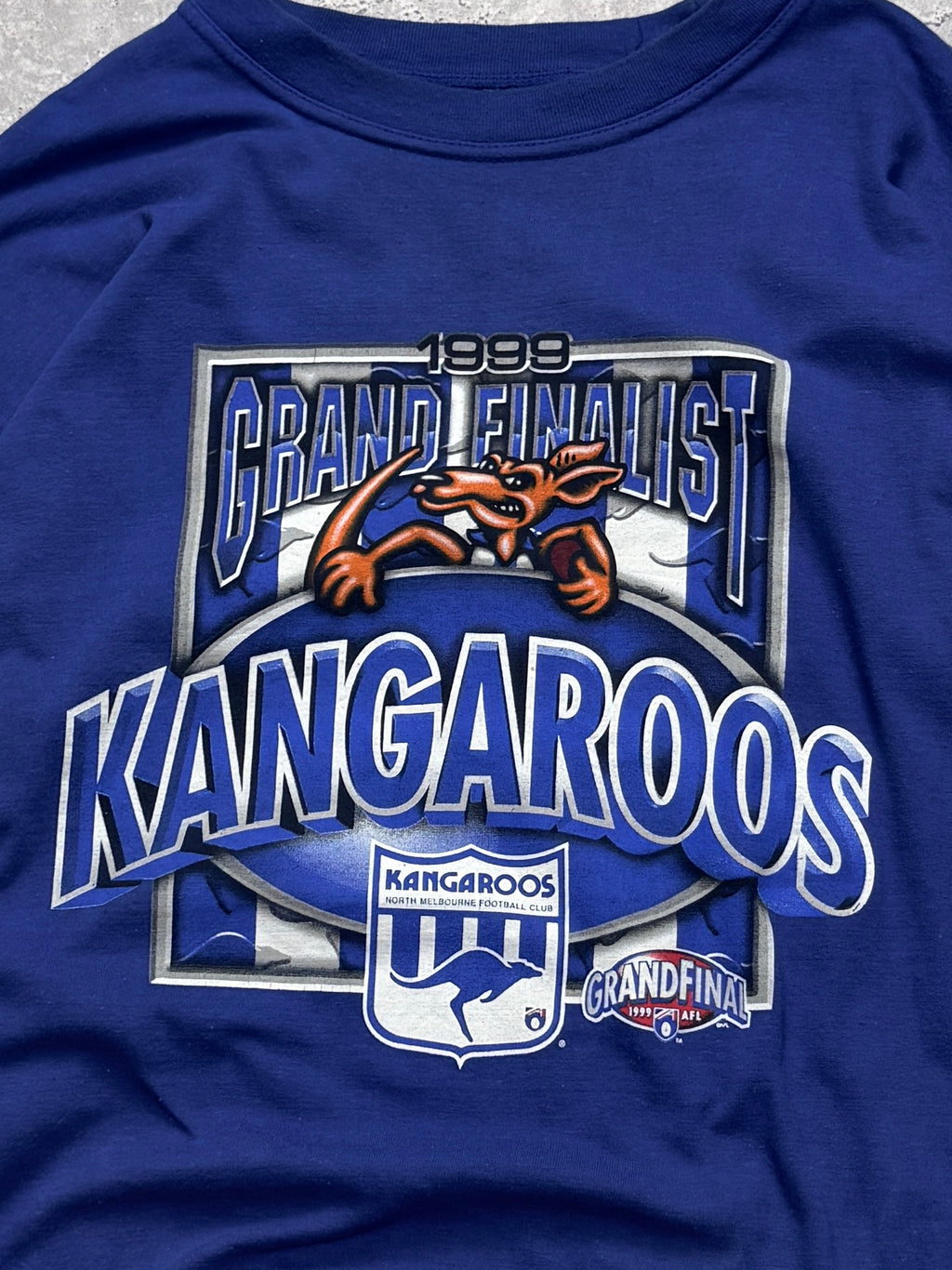 Vintage 1999 North Melbourne Kangaroos AFL Grand Final Tee (L)
