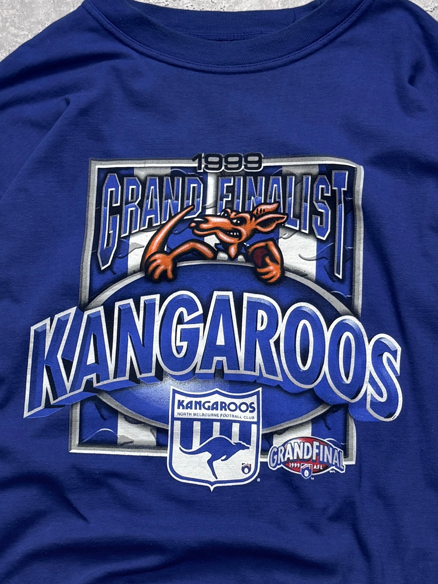 Vintage 1999 North Melbourne Kangaroos AFL Grand Final Tee (L)