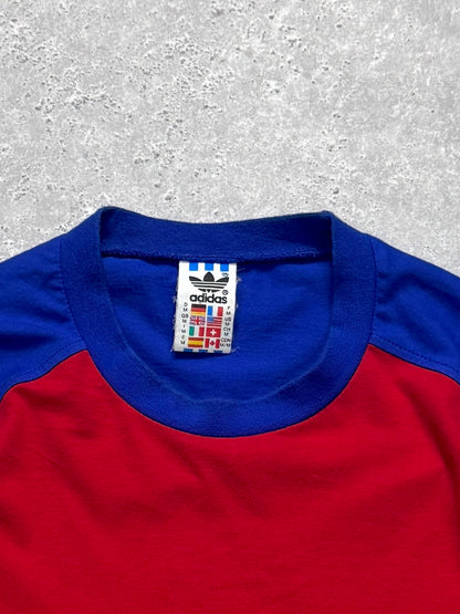 Vintage 80s Adidas Logo Tee (XL)
