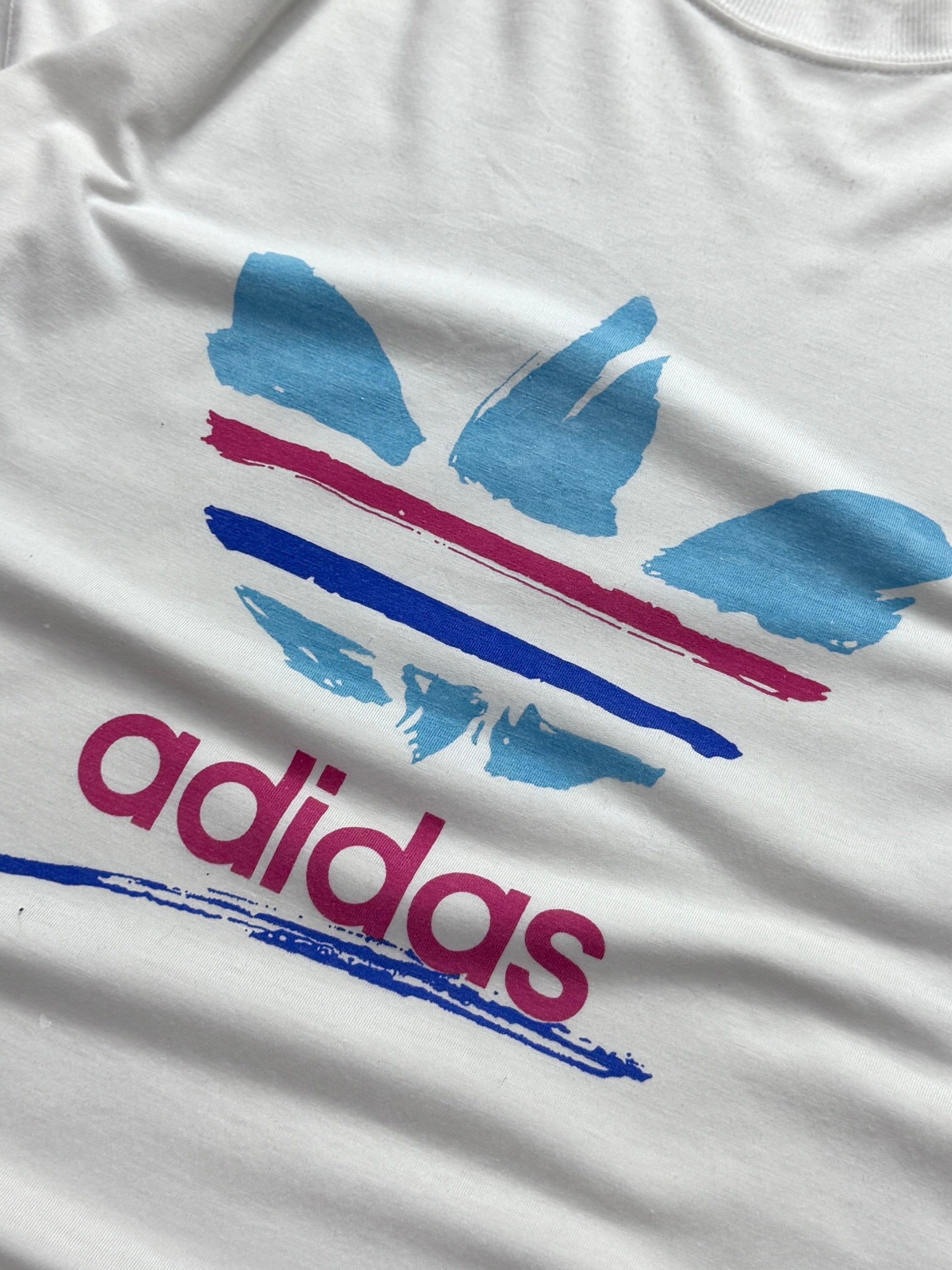 Vintage 90s Adidas Logo Tee (XL)