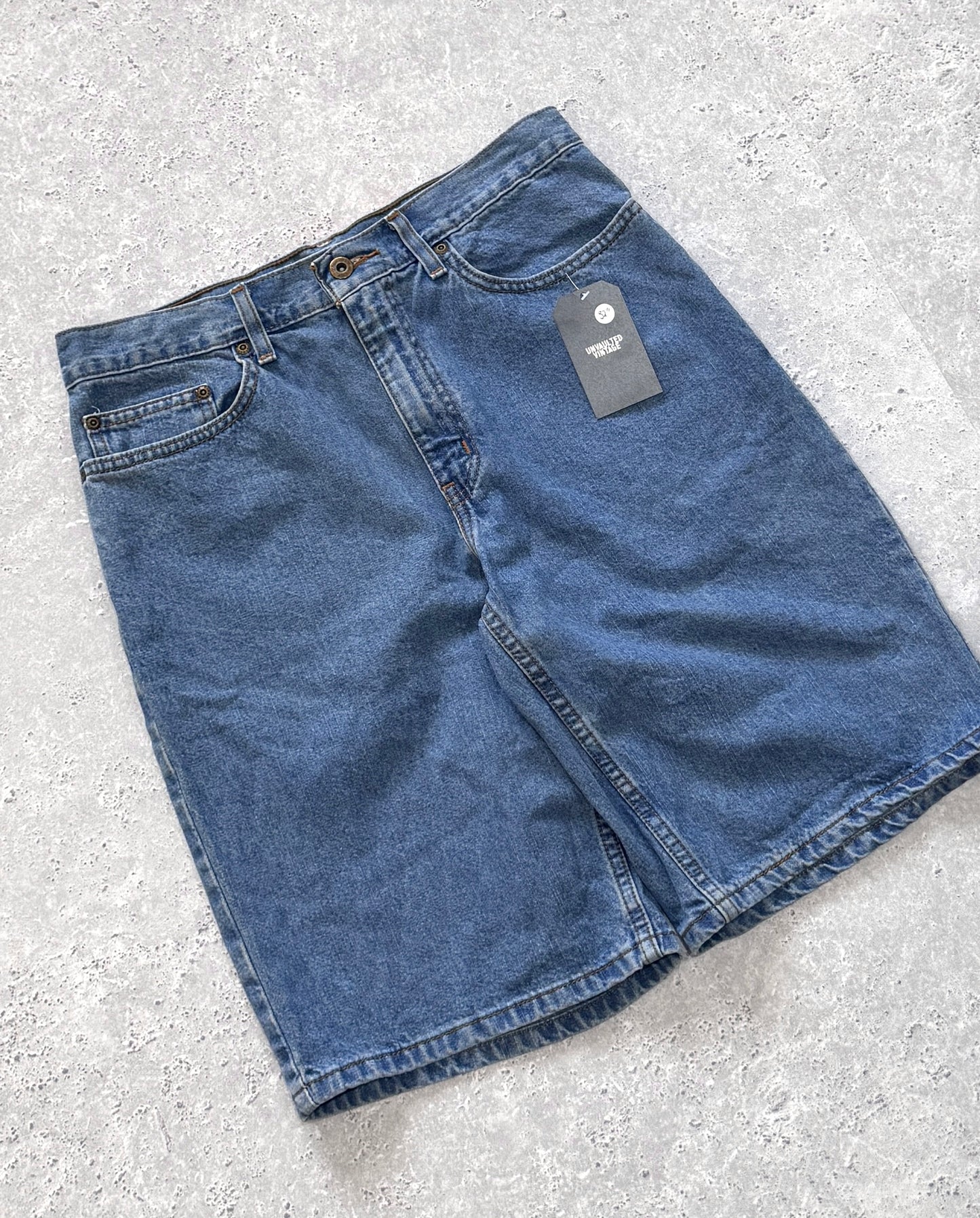 Vintage Y2K Faded Glory Denim Jorts (32")