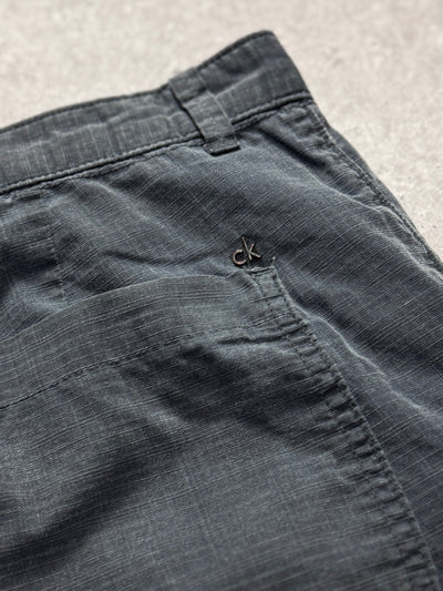 Vintage 2000s Calvin Klein Cargo Dress Shorts (34”)