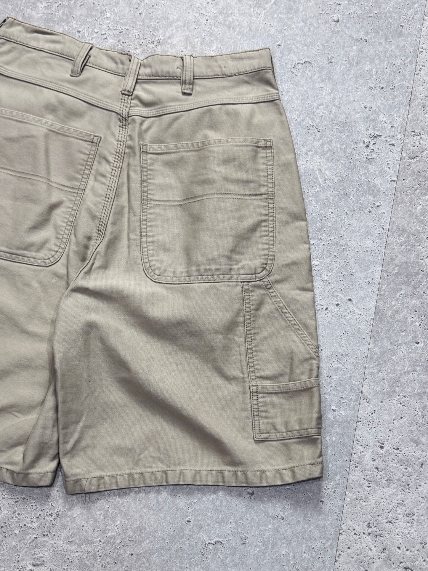 Vintage 2000s Cream Carpenter Shorts (30")