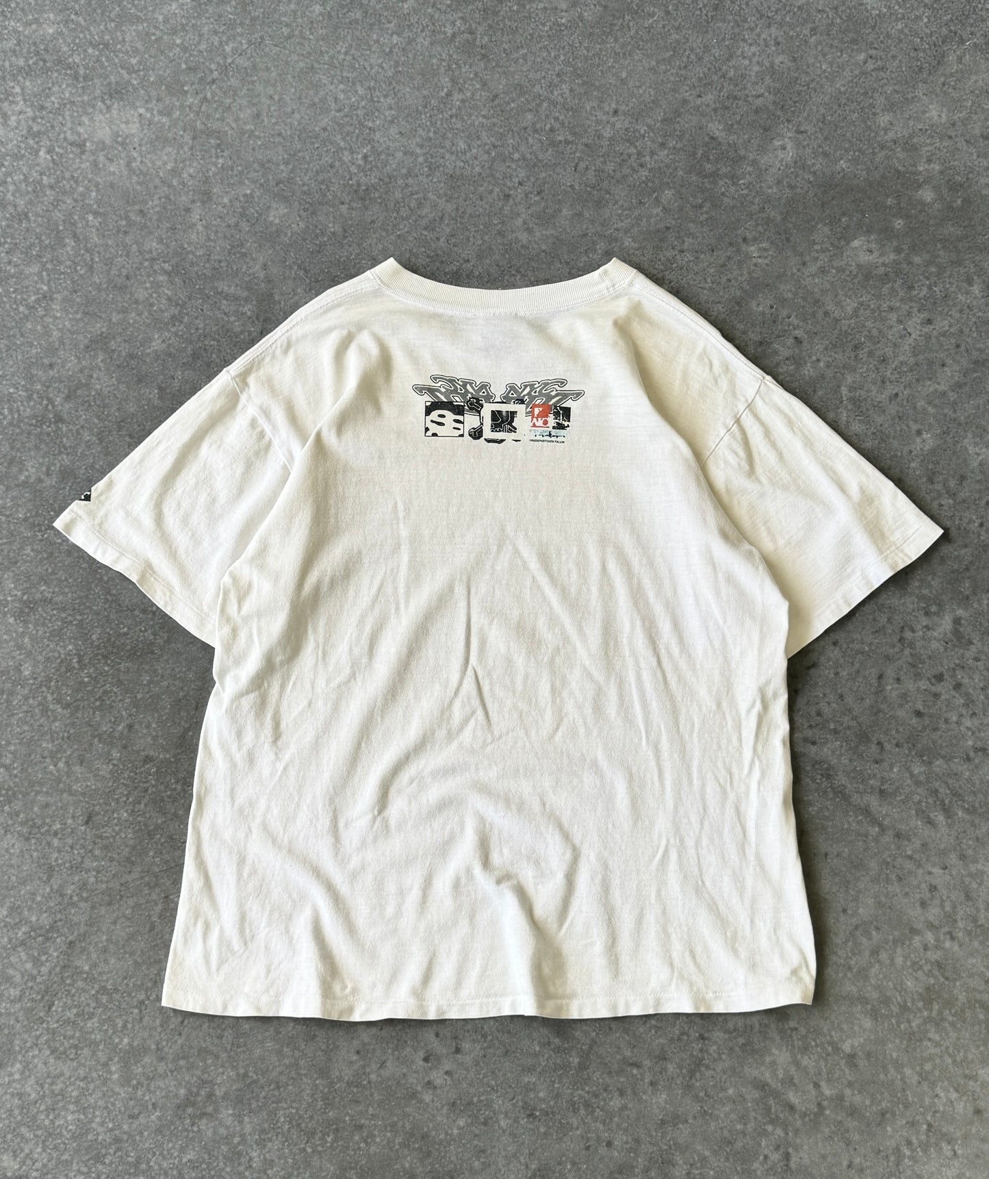 Vintage 90s Stussy Graffiti Streetwear Tee (L)