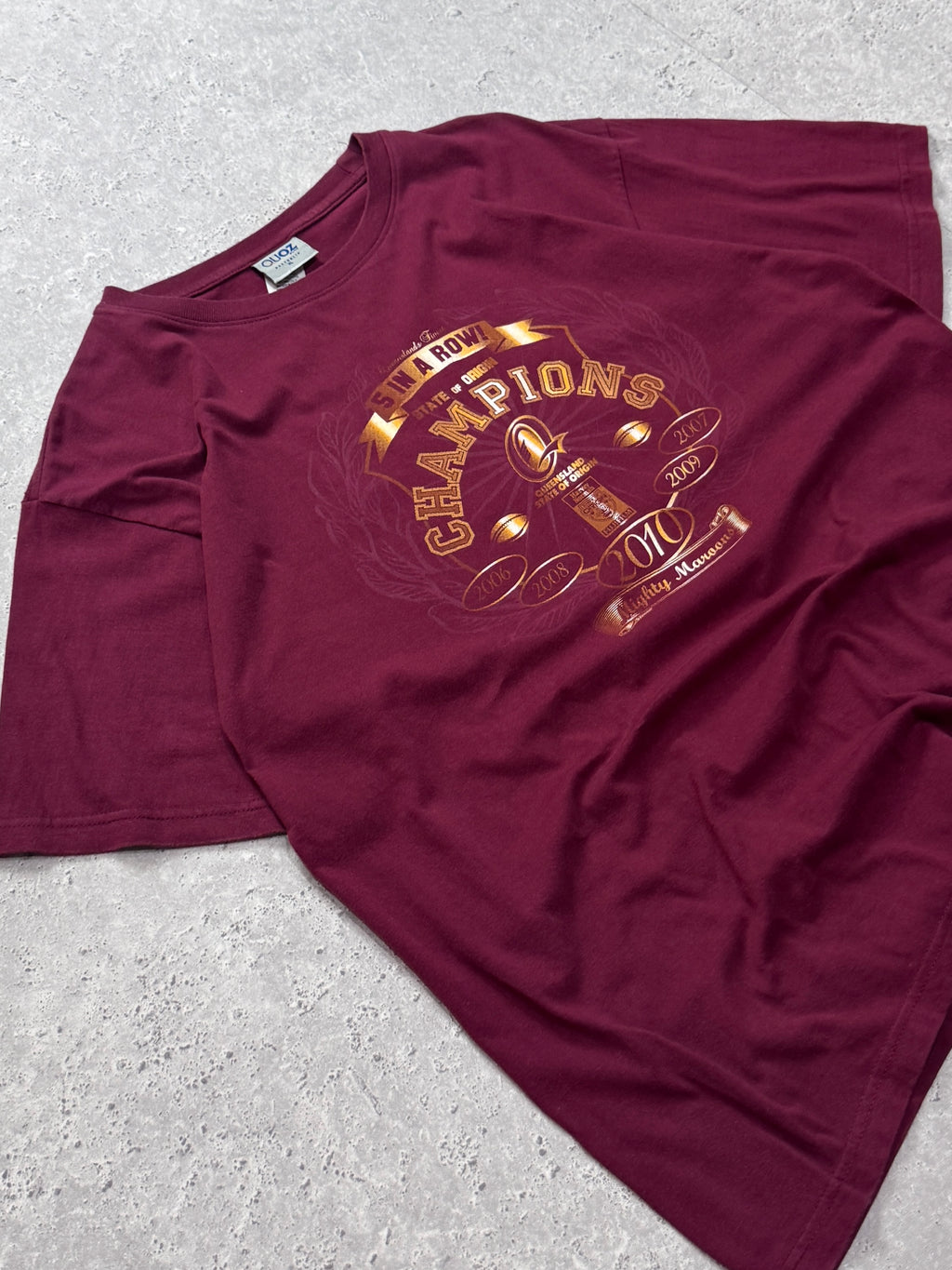 Vintage 2000s Queensland Maroons State of Origin Dynasty Tee (XL)