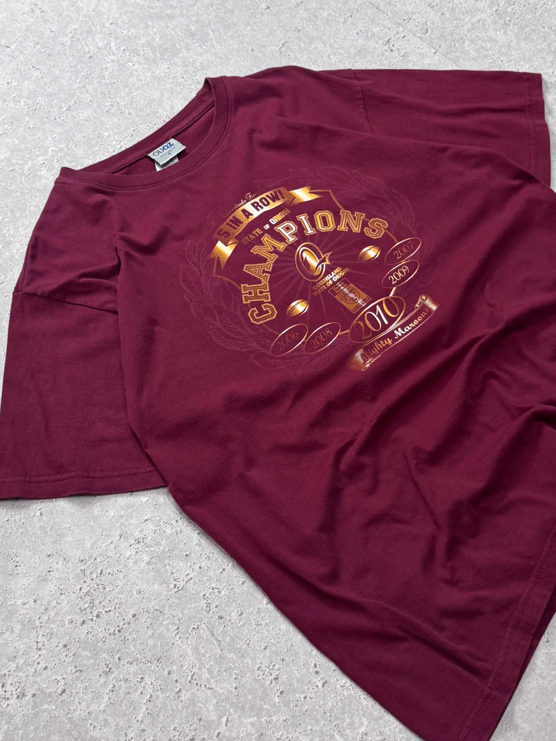 Vintage 2000s Queensland Maroons State of Origin Dynasty Tee (XL)