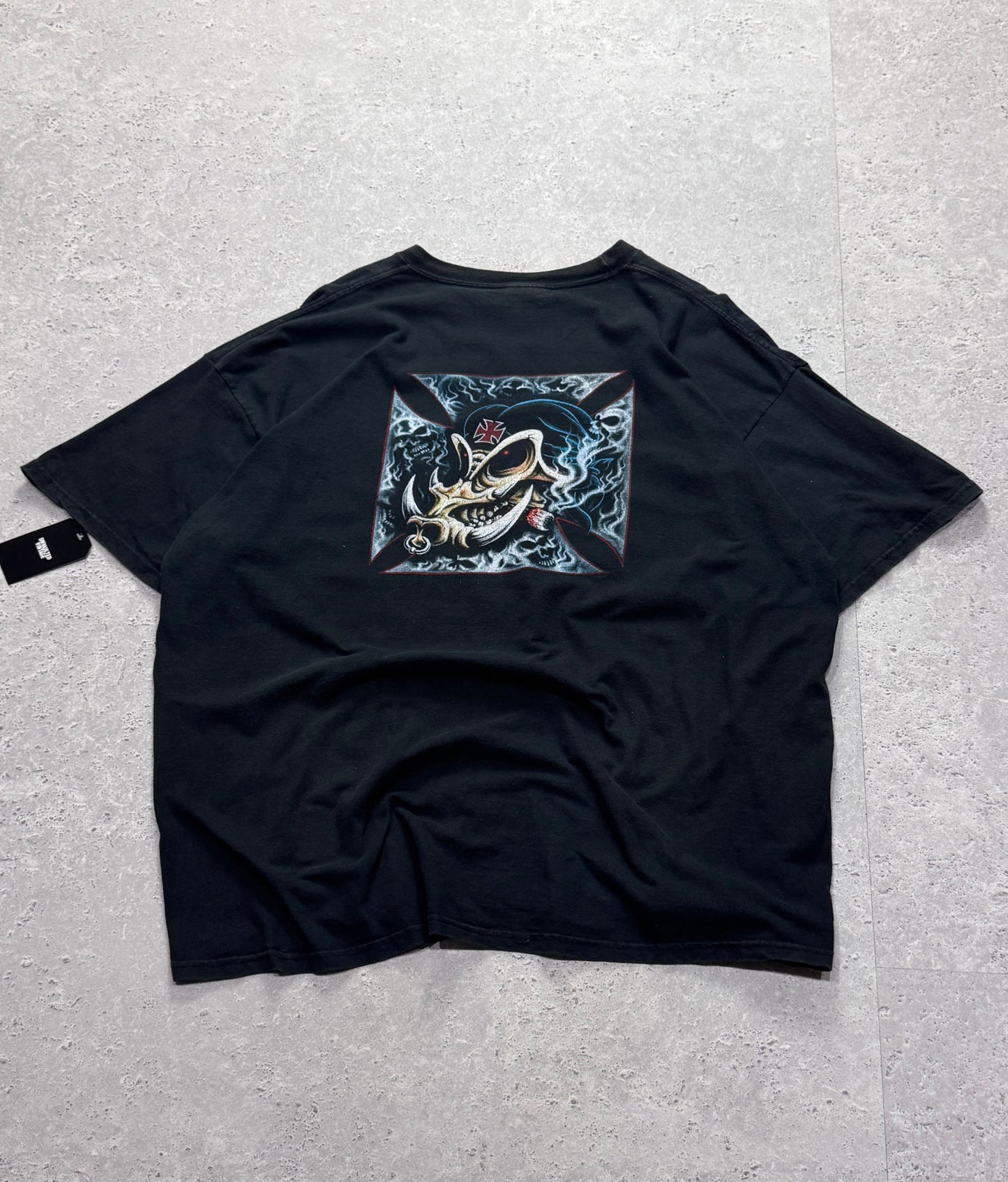 Vintage 2000s Choppers Motorcycle Skull Tee (2XL)