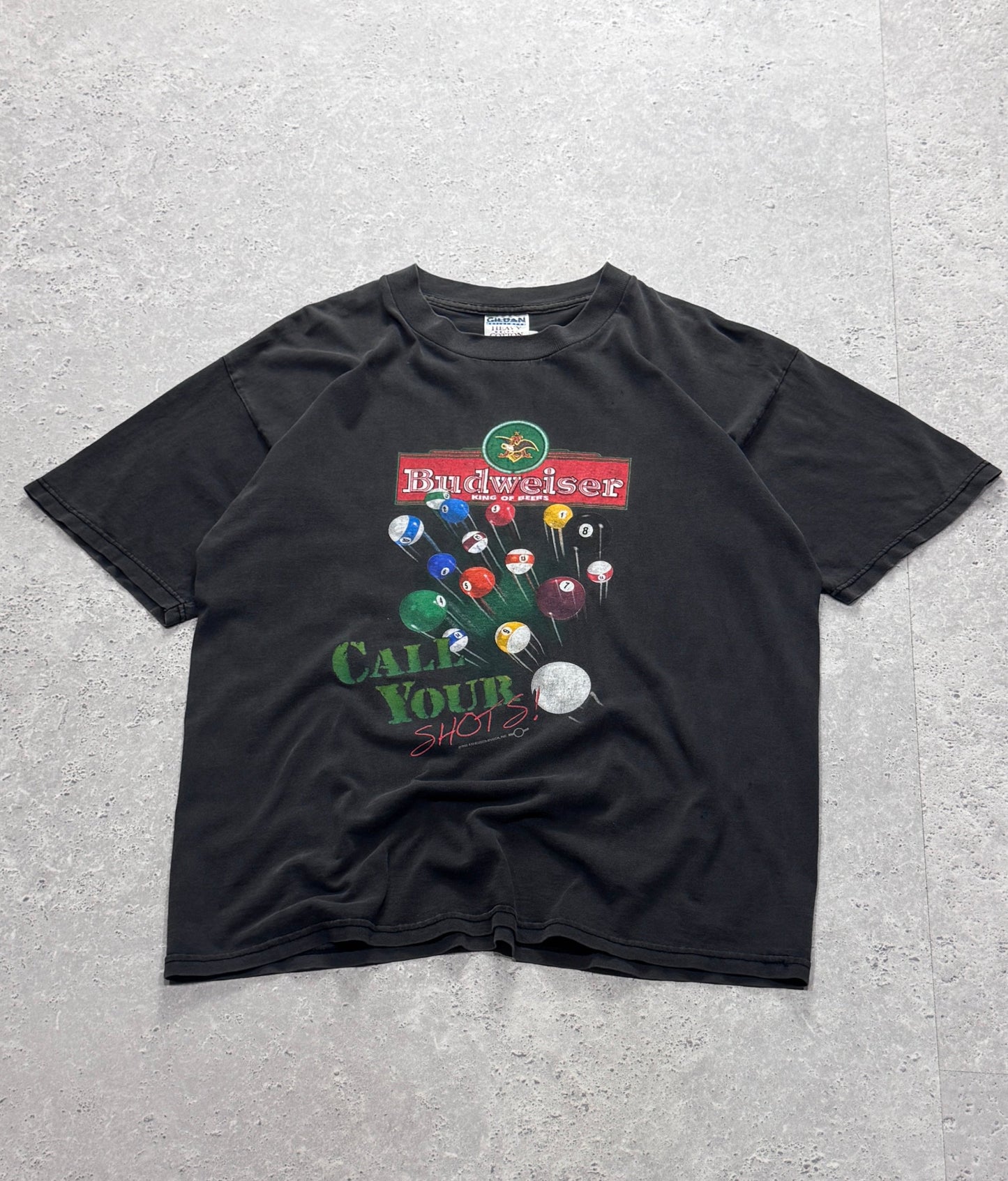 Vintage 1998 Budweiser Billiards Tee (L)