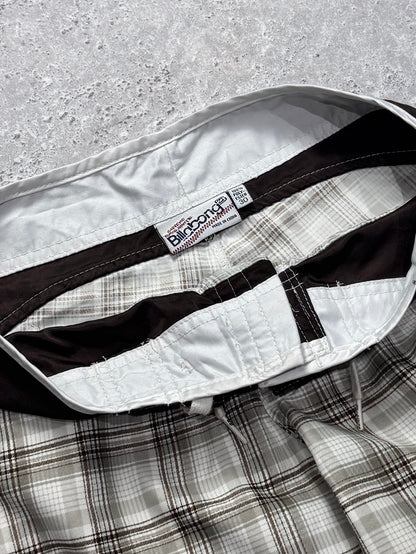 Vintage 2000s Billabong Plaid Boardshorts (30")