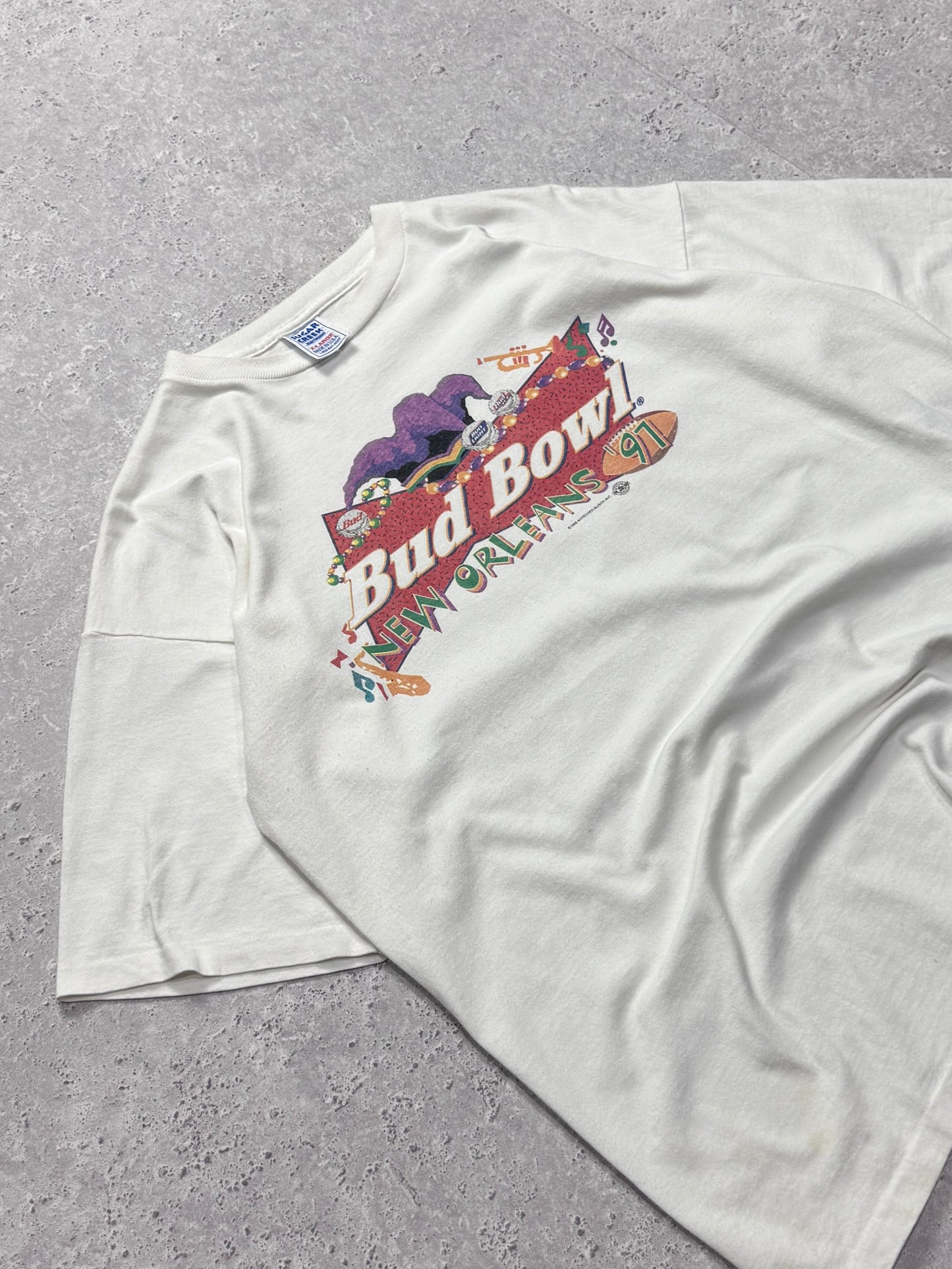 Vintage 1997 Bud Bowl New Orleans Tee (XL)