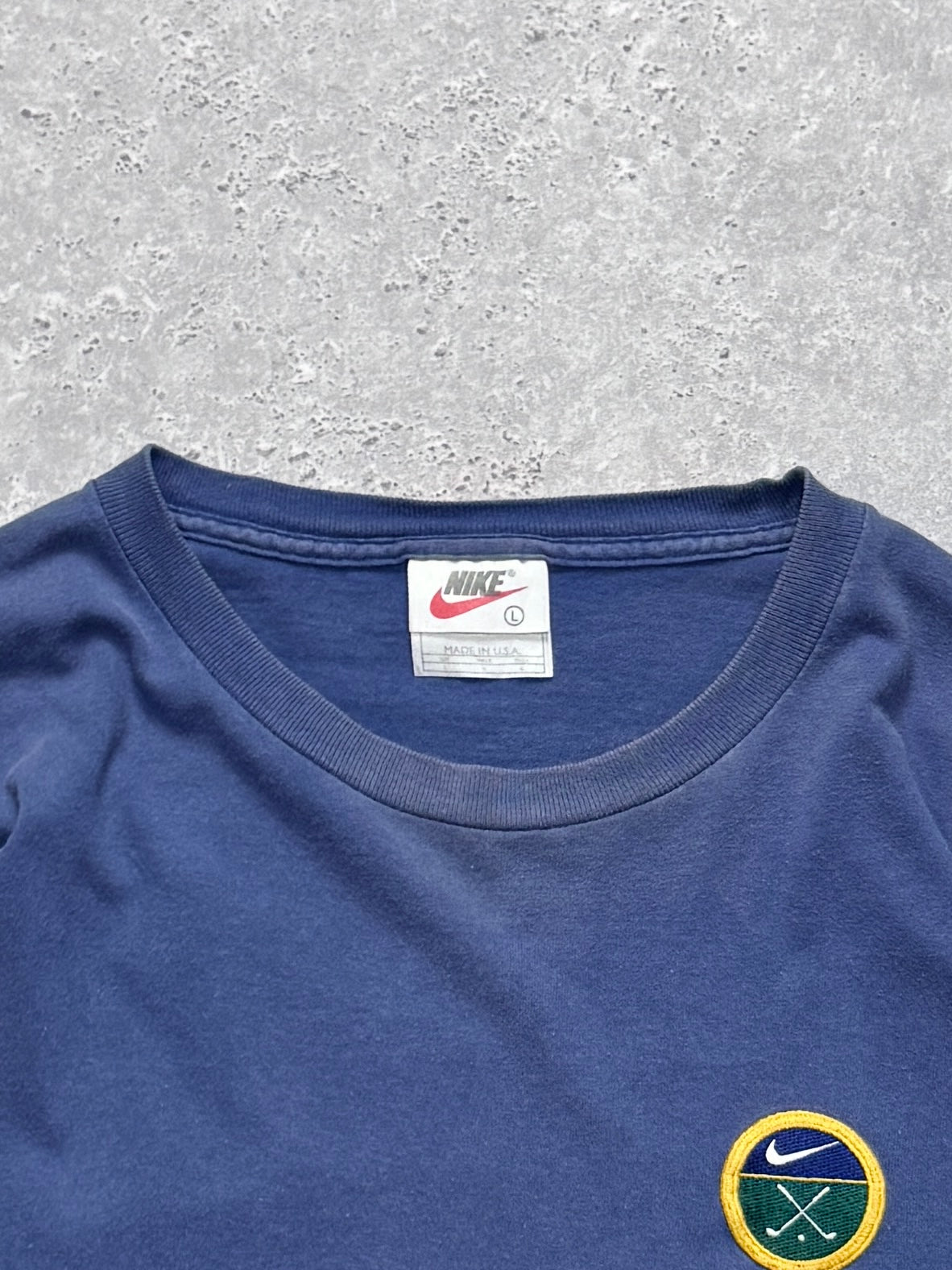 Vintage 90s Nike Hockey Embroidered Tee (L)