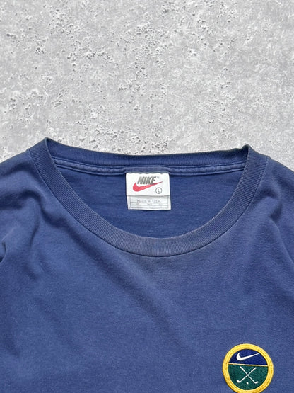 Vintage 90s Nike Hockey Embroidered Tee (L)