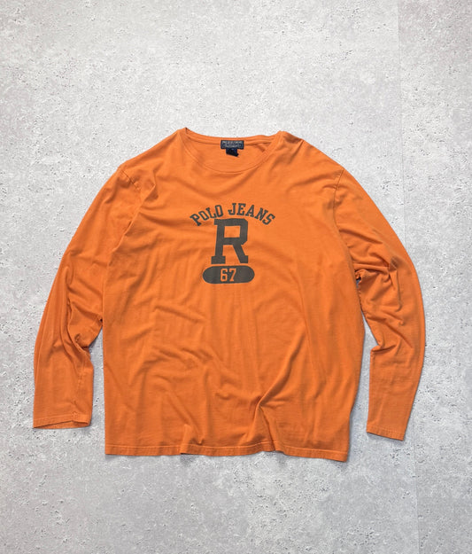 Vintage Ralph Lauren Polo Jeans Company Long Sleeve Tee (XL)