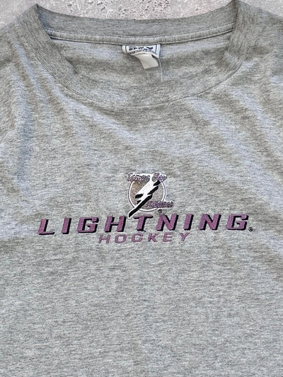 Vintage Tampa Bay Lightning Embroidered Tee (L)
