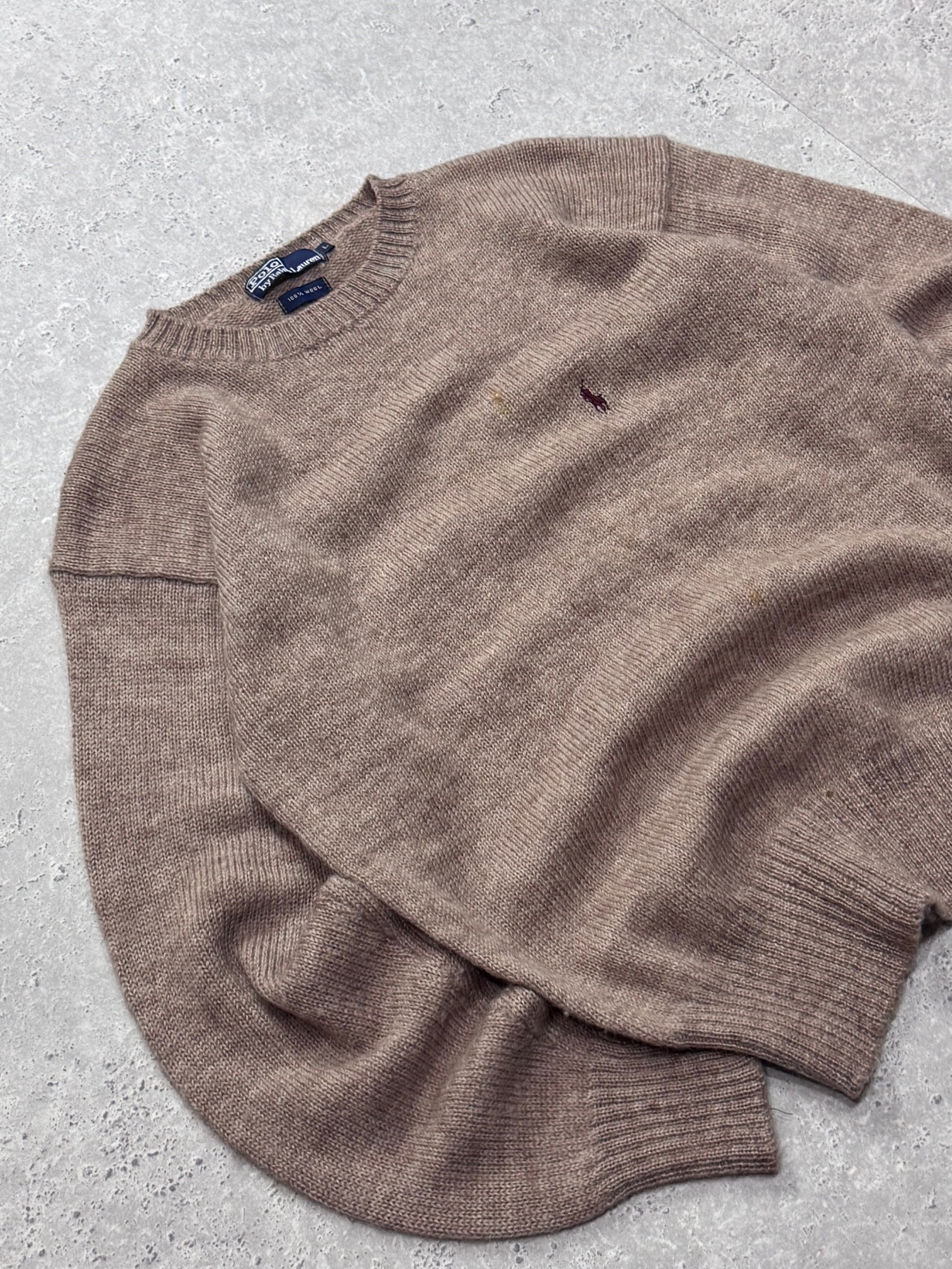 Vintage Polo Ralph Lauren Wool Knitted Sweater (L)