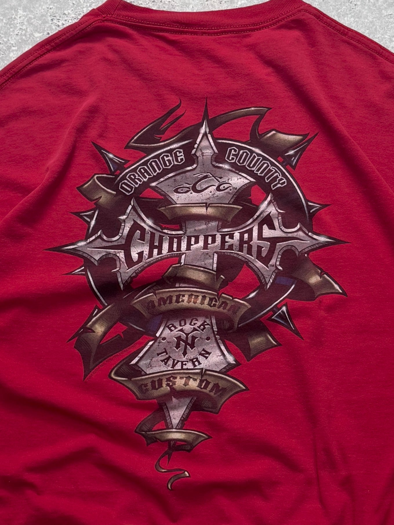 Vintage 2000s Orange County Choppers Biker Tee (L)