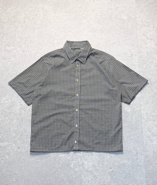 Vintage 2000s Cropped Button Up Shirt (M)