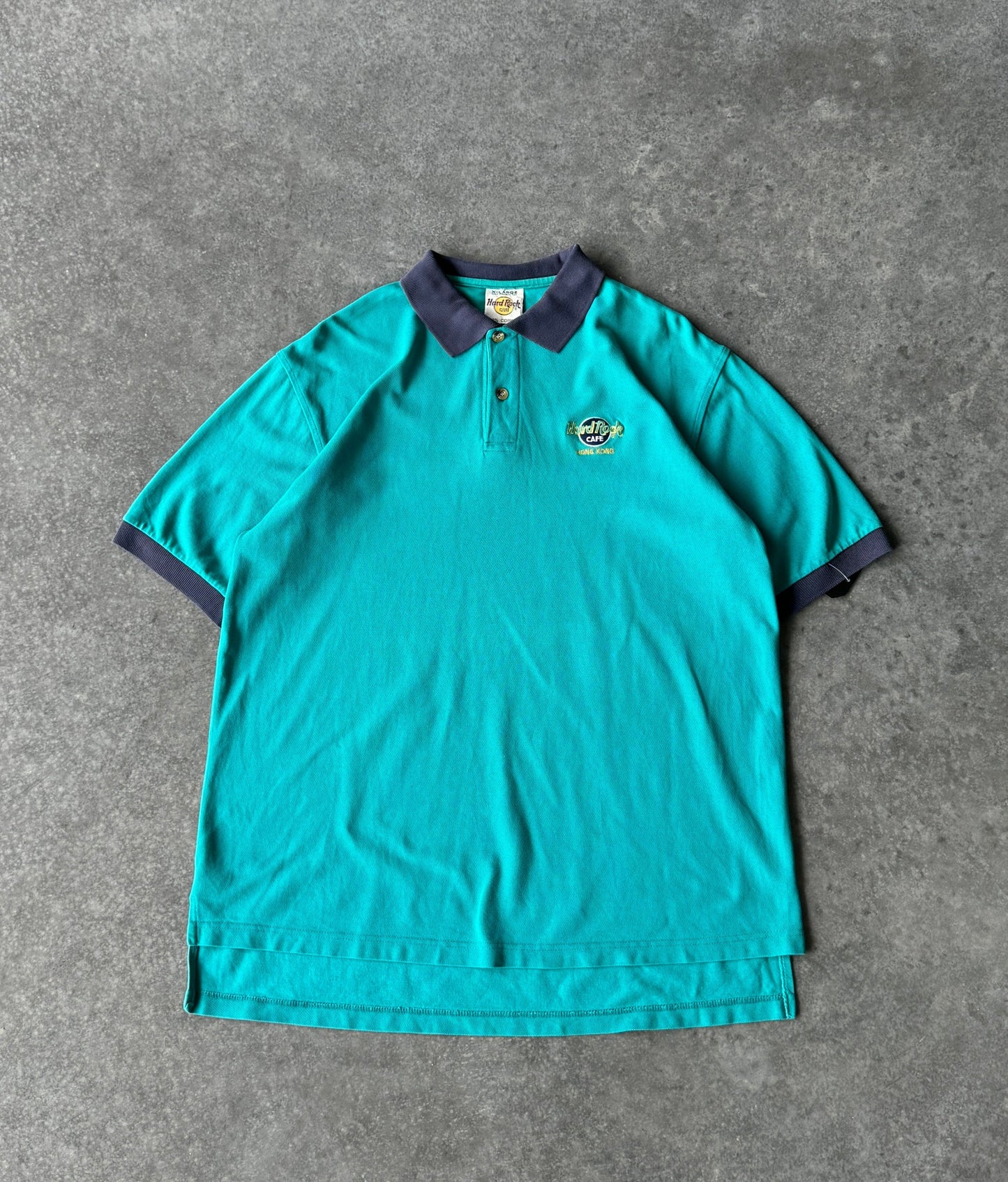 Vintage 90s Hard Rock Hong Kong Polo Shirt (XL)