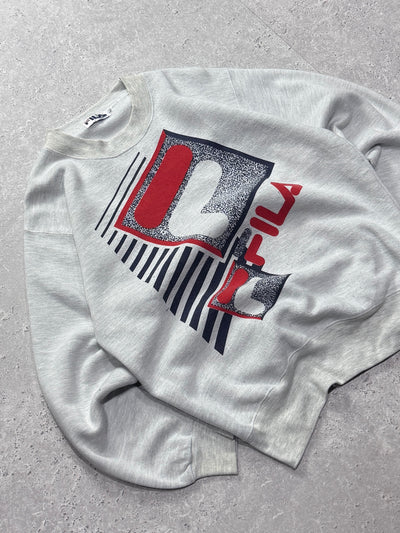Vintage 90s Fila Logo Sweater (L)