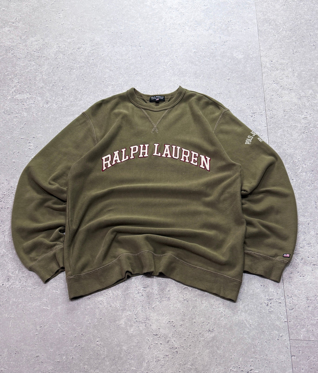 Vintage Polo Ralph Lauren Spellout Sweater (M)