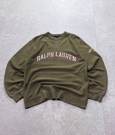 Vintage Polo Ralph Lauren Spellout Sweater (M)