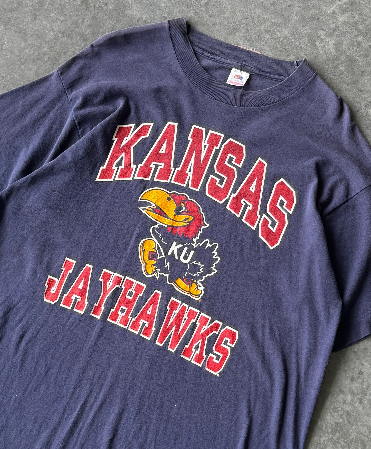 Vintage 90s Kansas Jayhawks Tee (XL)