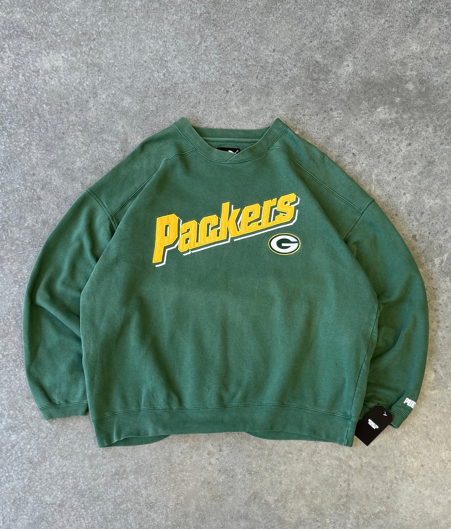 Vintage Green Bay Packers Embroidered Sweater (2XL)