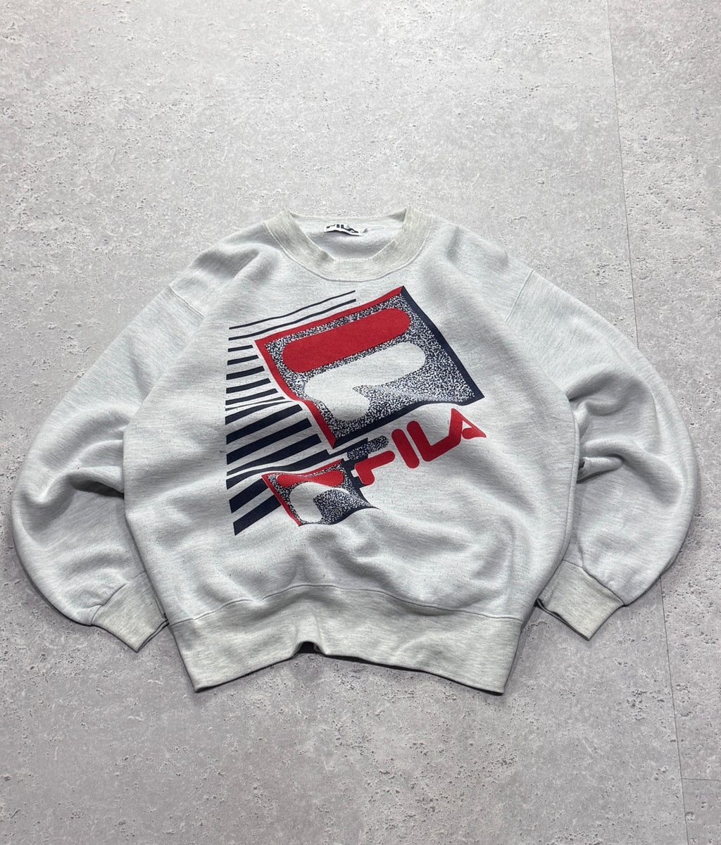 Vintage 90s Fila Logo Sweater (L)